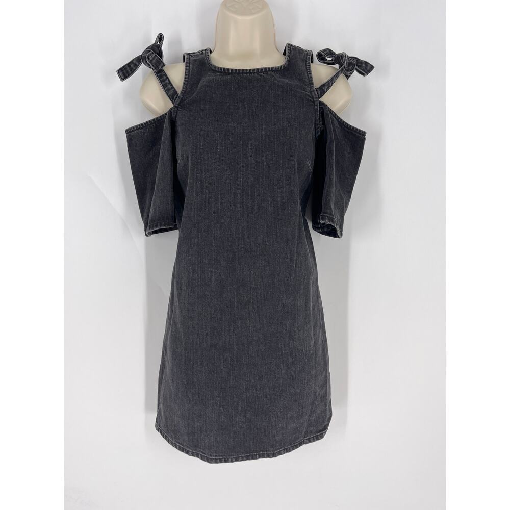 ASOS Black Denim Dress (B45#8)